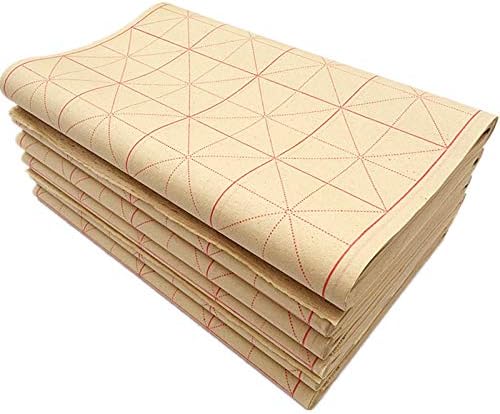 MEGREZ Chinese Calligraphy Practice Sumi Paper, Maobian Xuan Paper for Students Beginners Practice Writing 9cm x 12 Grids/Sheet, 70 Sheets/Pack, 11.4 x 14.9 inches (29 x 38 cm)