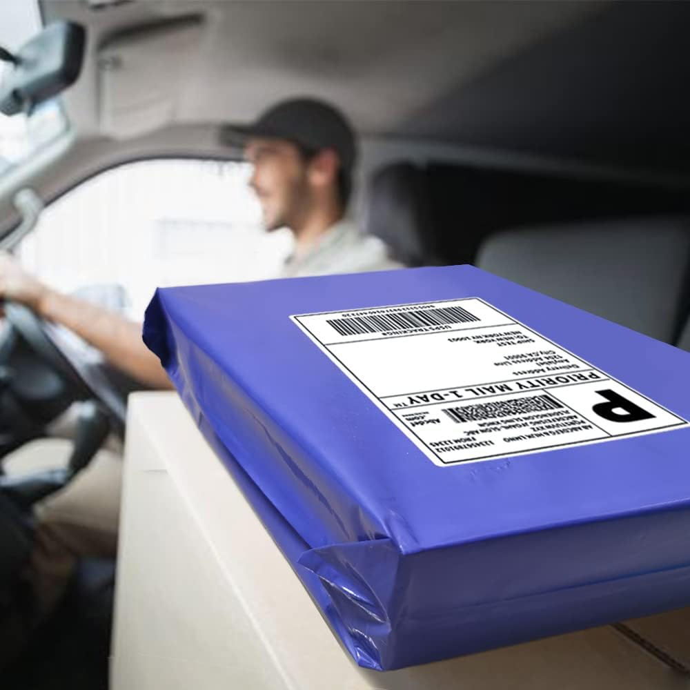 POLYSELLS 1000 pcs 10x13 Inches Purple Poly Mailers Shipping Envelopes, Strong Adhesive Sealing, Waterproof, and Tear-resistant Postal Mailing Bags for Clothing, Books, and Accessories