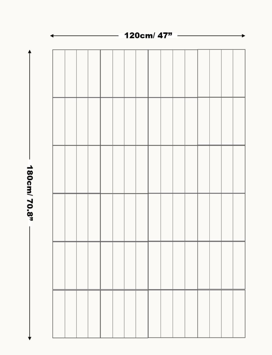 Large Cork Board Alternative - 24-Pack Felt Wall Tiles with Safe Removable Adhesive Tabs, Cork Wall Tiles Bulletin Board Home Office Essentials - Black