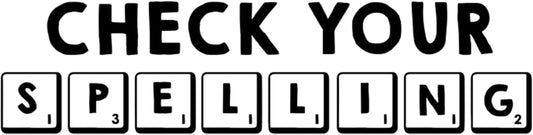 Custom Self-Inking Stamps | 49 Designs | Fun Phrases | Grading Made Easy | Classroom and Library Book Stamps (Check Your Spelling, Large)