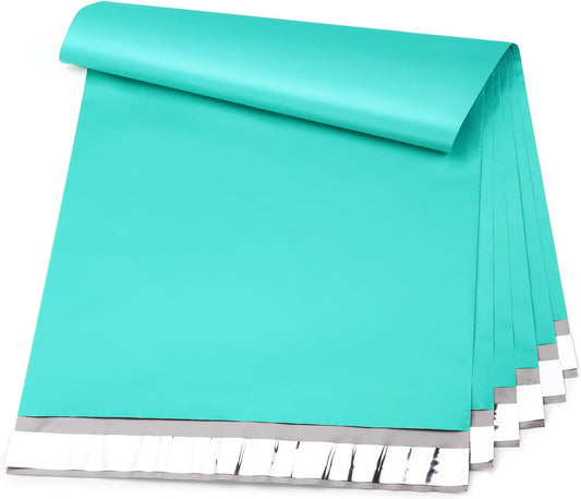 Metronic Teal Poly Mailers 14.5x19 Large Poly Mailers 100 Pack Self-Seal Shipping Bags, Packaging Bags, Shipping Envelopes, Packaging for Small Business, Boutique, Clothing
