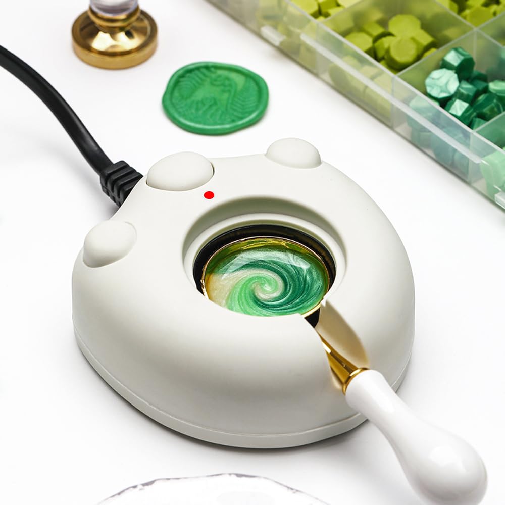 600pcs Green Wax Seal Beads,6 Assorted Sealing Beads Ideal for Wax Seal Stamp Wedding Letter Envelope Decor Wine Bottle Sealing Decoration (Green Series)