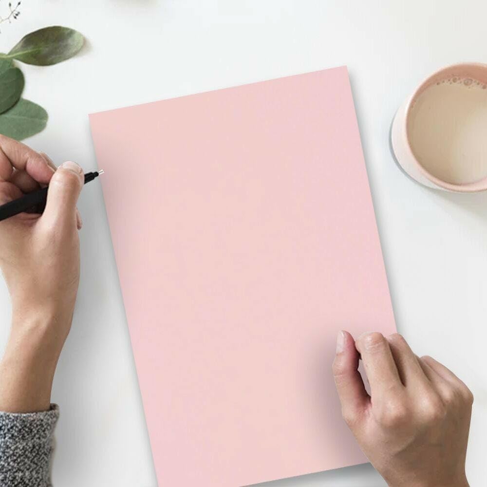 LUXPaper 8.5" x 14" Paper | Legal Size | Candy Pink | 80lb. Text | 50 Qty