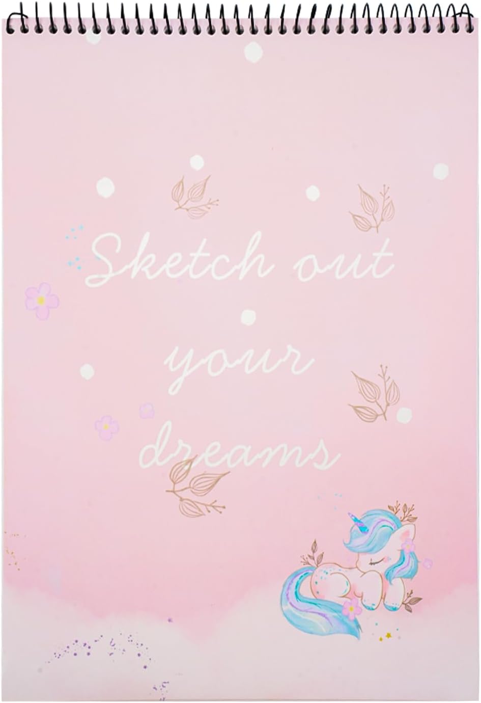 MEMX Sketch Book for Kids, 8”X11.5” 100 Pages(110gsm), Spiral Bound Artist Sketch Pad, Durable Acid Free Sketchbook for Painting, Sketching or Doodling, Best Gifts for Drawing Boys and Girls, White