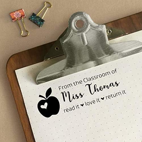 Custom Self Inking Stamps | 49 Designs | Fun Phrases | Grading, Classroom, Book Stamps (from The Classroom of Apple, Xtra Wide)