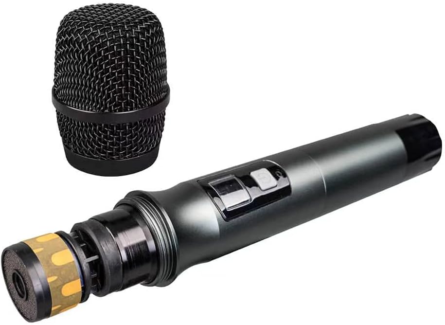 Wireless Microphone System 6 Channel Microphones Pro UHF 6 Handheld Karaoke DJ Karaoke System 6 Whole Metal Karaoke System Church Speaking Conference Wedding Party