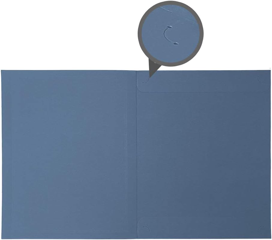 SUNEE Certificate Holders, 50 Packs Navy Blue Diploma Holders, Certificate Covers with Gold Foil Border for Letter Size 8.5 x 11 Certificate Paper, Cardstock, Award, Graduation, Documents