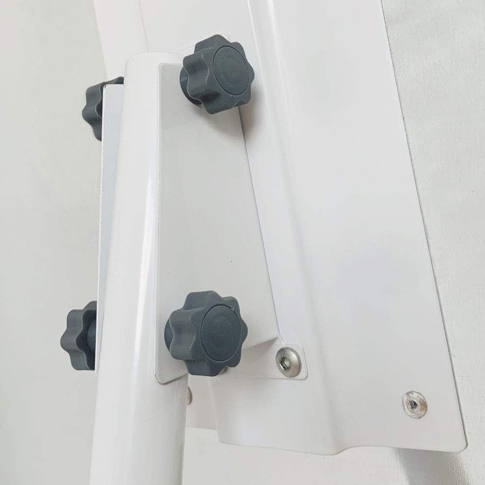 Mobile Dry Erase Board 36x24 Inches – Adjustable Rolling Whiteboard on Wheels, Stand Easel with Markers & Eraser, Includes 25-Sheet Paper Pad for Office, Classroom, Home