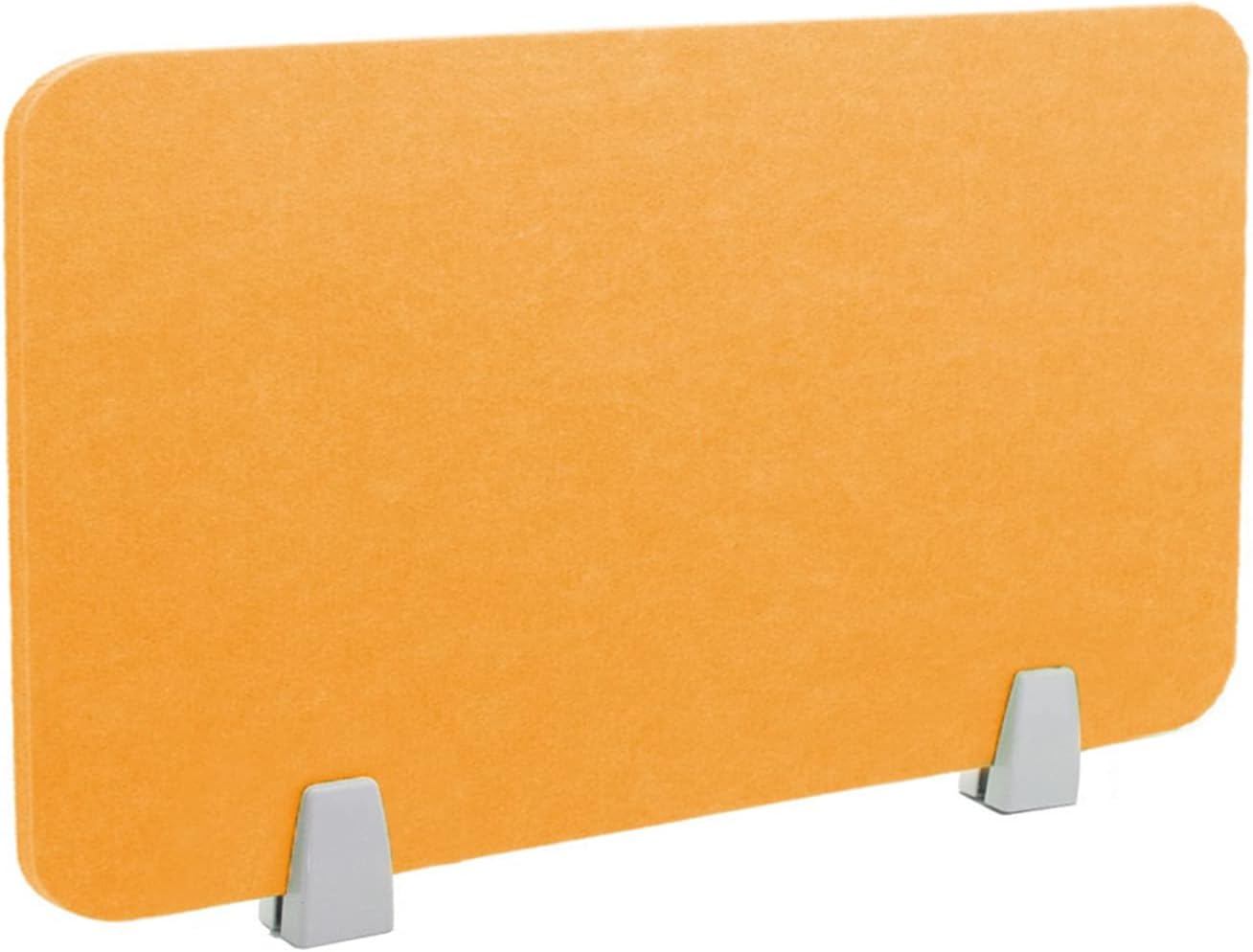 Icegrey Acoustic Desk Divider Privacy Panel Removable Sound Absorbing Desk Partition Board with 2 Clips for Student Call Centers Offices Braries Classrooms Library, Gold Bronze, 46.8x11.7"