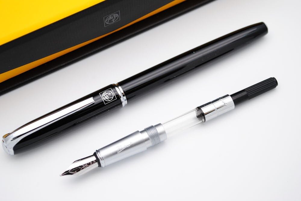 czxwyst Picasso 916 Malage Fountain Pen M Nib Original Box (Black)