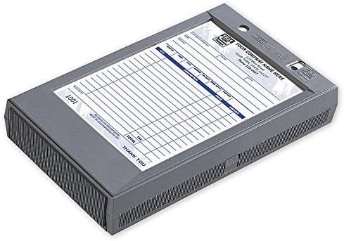 ABC Portable Plastic Register for 5 1/2 X 8 1/2 Forms, with Convenient Writing Surface and Space to Store Papers.