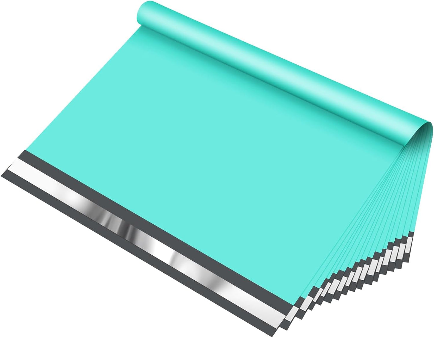 Fuxury 24x24 50pc Teal Large Poly Mailers Shipping Envelops Self Sealing Envelopes Bags Enhanced Durability Multipurpose Envelopes Keep Items Safe Protected