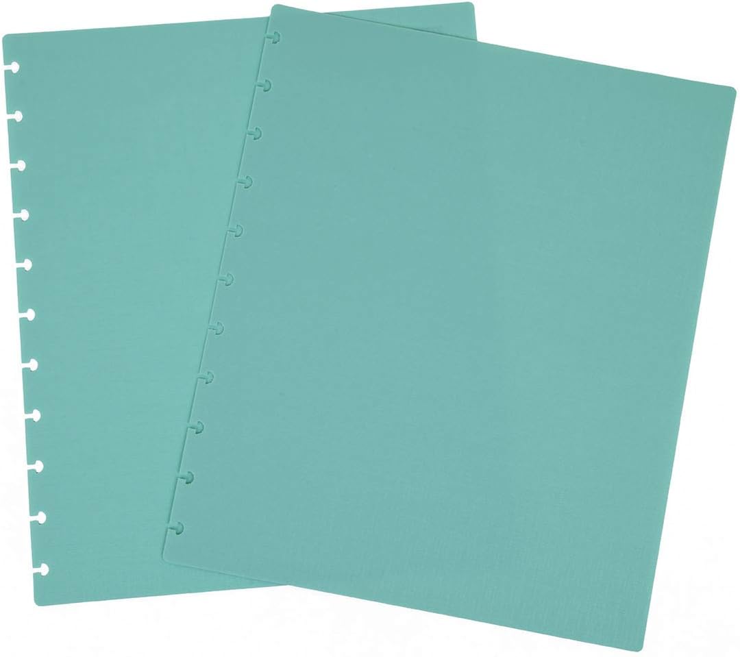 Talia Discbound Notebooks, Planner, Customizable, (Sage Green w/Sage Green Discs, Letter (8.5in x 11in))