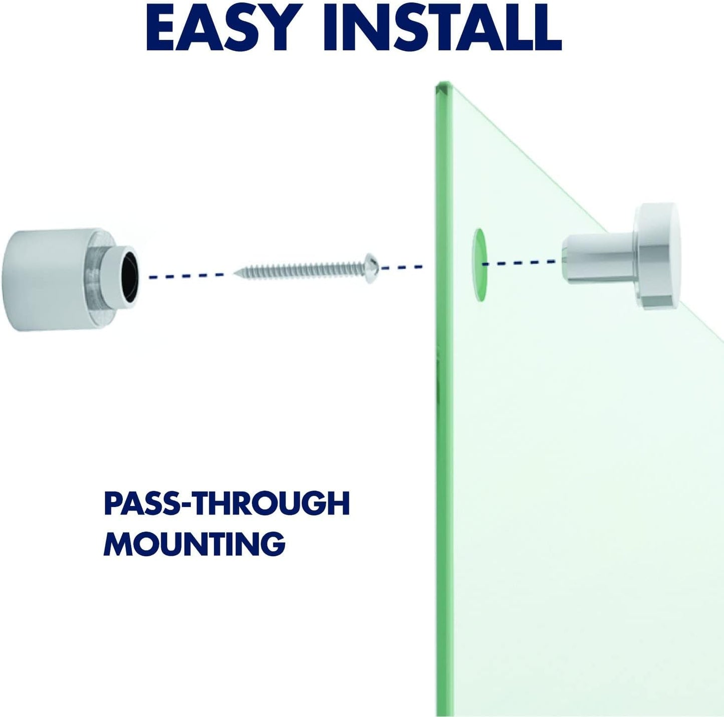 Quartet Magnetic Glass Dry Erase White Board, 48''W x 36''H Whiteboard, Infinity Frameless Mounting, White Surface (G4836W)