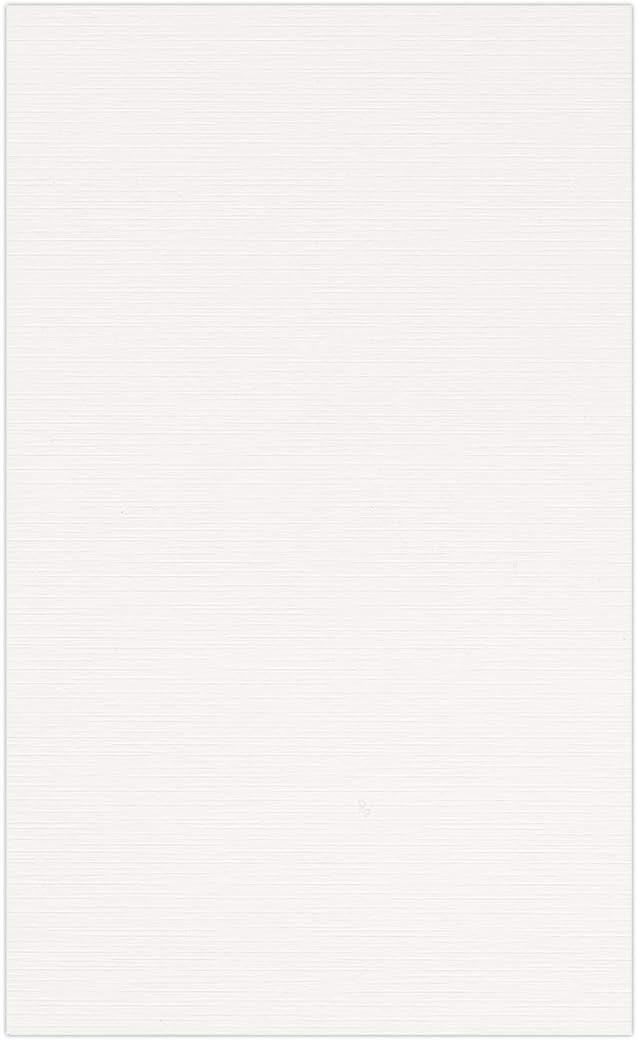 LUXPaper 8.5" x 14" Paper | Legal Size | White Linen | 80lb. Text | 50 Qty