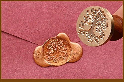 Vintage Customized Custom Two Letters Monogram Personalized Wax Seal Stamp Custom Your Design Letter Picture Logo Sealing Wax Seal Stamp Wedding Invitation Christmas Gift Wrap Card Seal Stamp Set