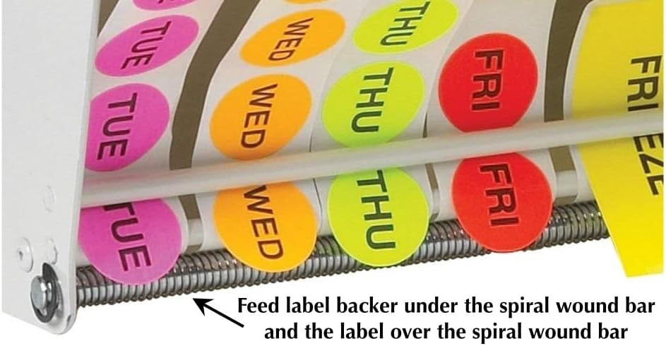 Wall Mount Label Dispenser (4.5") - Sticker Roll Dispenser - Table Top - Label Holder - Stamp Roll Dispenser - Sticker Stand - Thermal Label Holder - Heavy-Duty All Steel