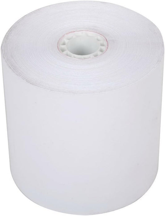44 MM X 150' CASH REGISTER 1 PLY BOND PRINTER POS PAPER ROLL 100 ROLLS / CASE