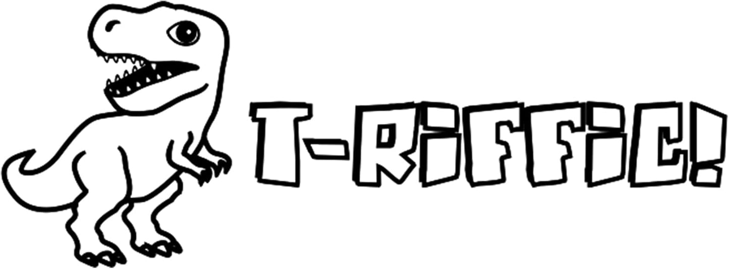 Custom Self-Inking T-Riffic! Teacher Stamps | 49 Fun Designs | Classroom & Library Stamps (Xtra Wide)