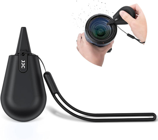 JJC Pocket-Sized Silicone Camera Dust Blower Lens Air Blower, Small Camera Lens Cleaner Air Blower for Sensor LCD Keyboards Filters Printing, Compact Portable Dust Blower for Outdoor Travel Cleaning