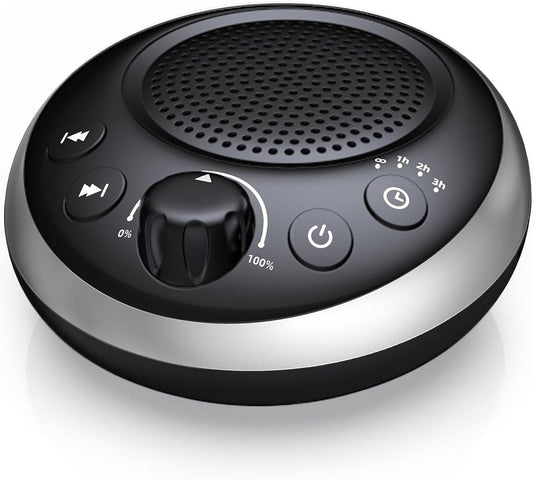 Sound Machine Loud White Noise Machine Nonstop Brown Noise Machine 30 Soothing Sounds for Baby Kids Adults Plug in Pink Noise Sleep Machine 36-Level Vol 4 Timer Memory Function for Home Travel Office