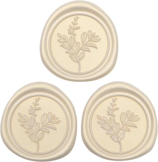 60 Pcs Champagne Wax Seal Stickers, Wedding Invitation Accessories Envelope Stickers - Peferct for Wedding Accessories, Gift Box Craft Wrapping, Christmas Cards Envelope Seals