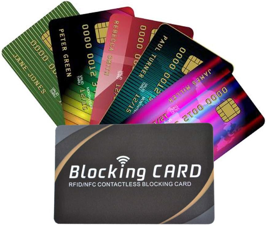 3 RFID Blocking Card|NFC Contactless Cards Protection|Fuss-free Protection for Entire Wallet Shield And Single Sleeves, Credit Card Holder, Identity Theft Prevention