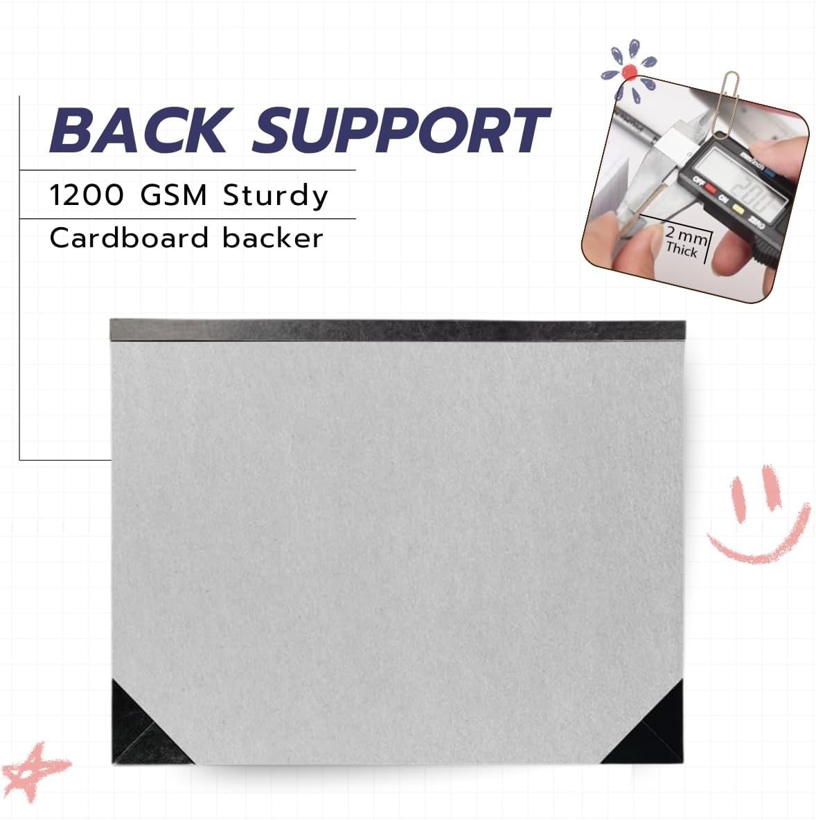 Graph Paper Pad 22"x17", 50 Sheets, Double Sided, 1/4 Inch Grid, 80 GSM, Engineering Drafting Paper for Designers, Blueprint Sketching, Grid-Based Graphing for Architecture, School, Office