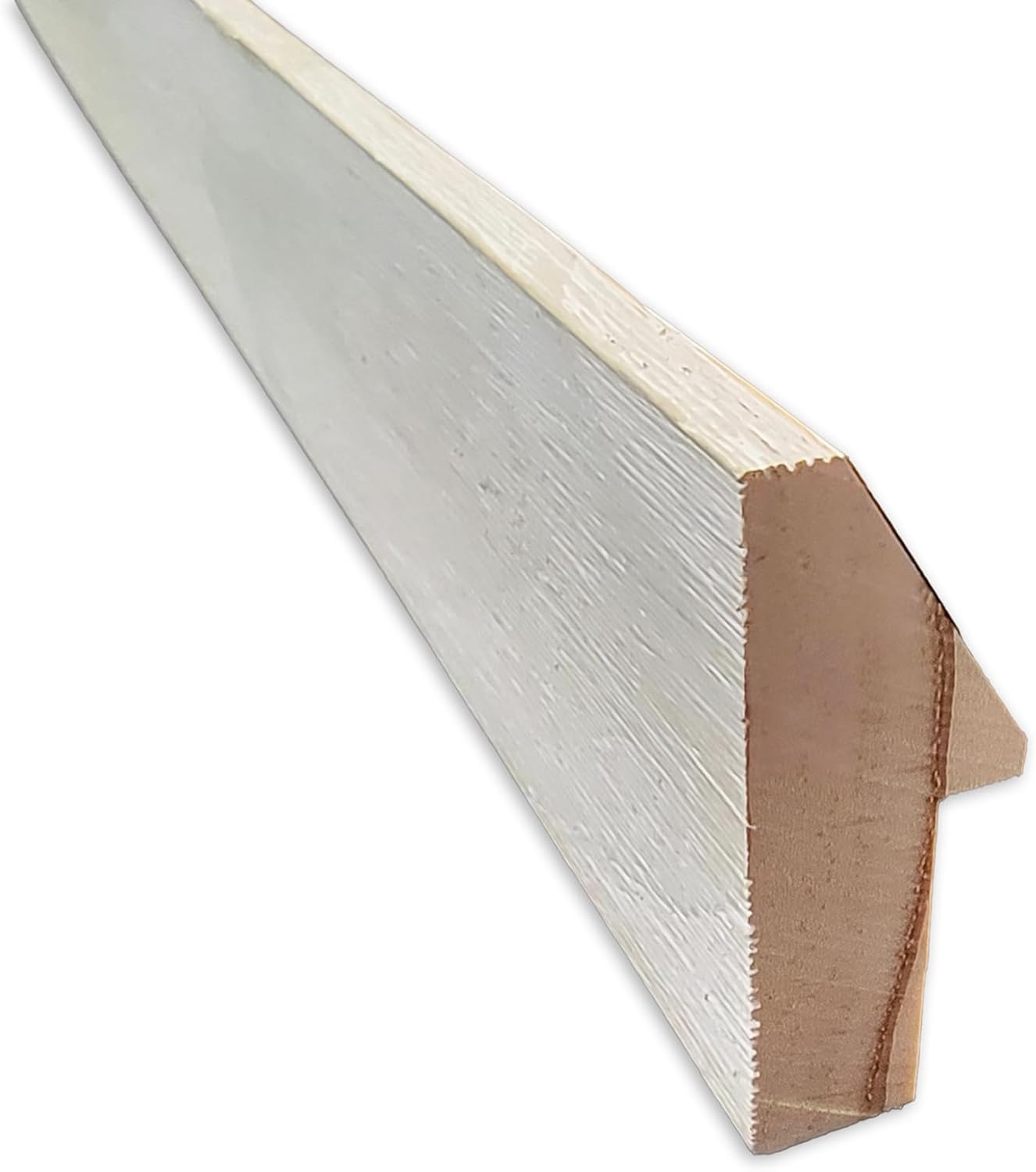 Amanti Art Natural Cork Board for Wall, 19x51 Vision Board with White Frame, Oversize Corkboard Office Decor for Home Organization, Modern Corkboard Pinboard to Display Items for Home Organization in