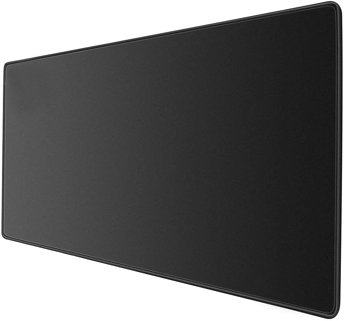 JIALONG Large Gaming Mouse Pad, XXL Desk Mousepad with Stitched Edges, Non-Slip Base Keyboard Pad for Gamer, Office & Home Classic Black