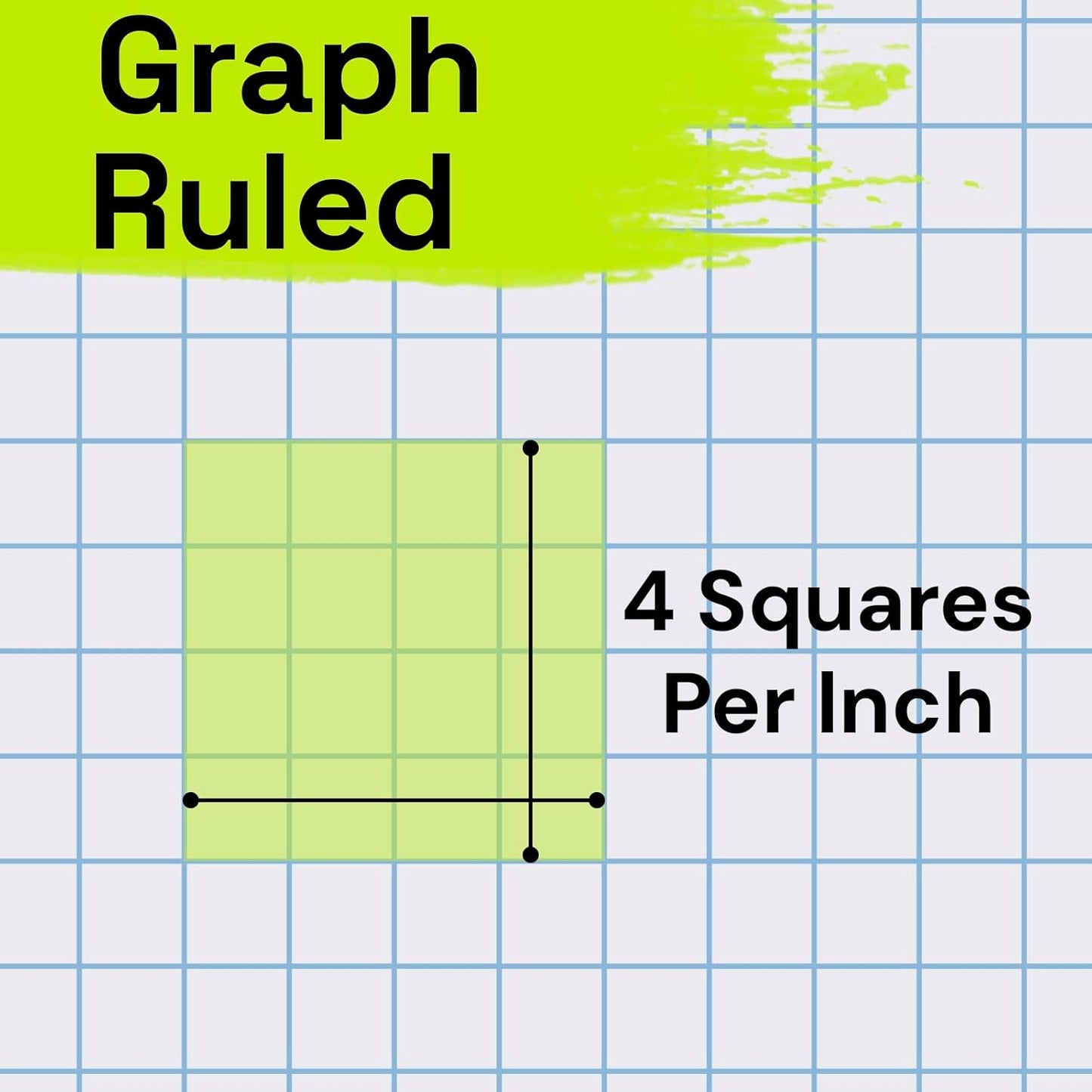 Spiral Notebook for School 3 Pack, 1 Subject, 4x4 Graph Ruled Paper, 100 Sheets, 9" x 11", 1 Divider with Pocket, 3 Hole Punched, Plastic Cover, 1/4" Grid Note Book Bulk, 3 Aesthetic Colors