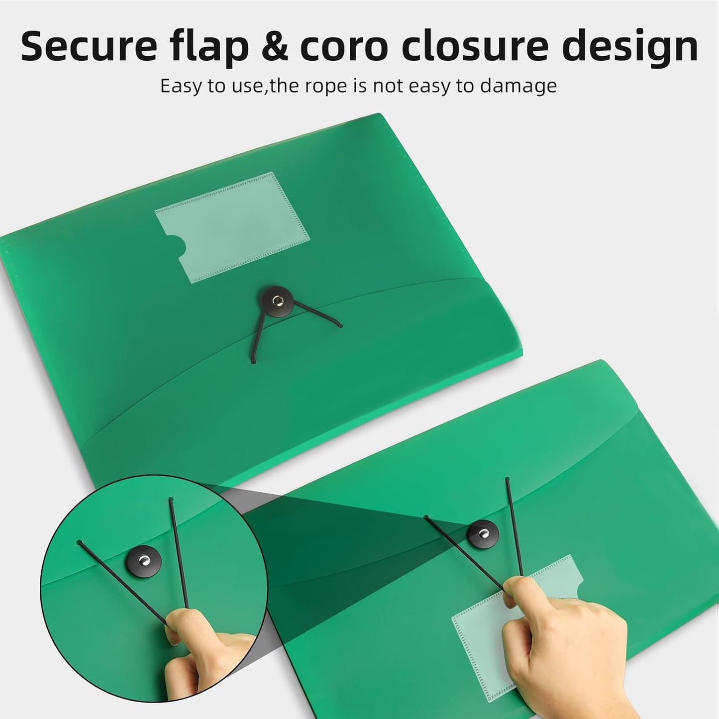 5 Pack 7 Pocket Accordian File Organizer, Expanding File Folder with Labels, Plastic Expandable File Folder for Documents Letter Size A4 Papers, Ideal for Home, Office Supplies, College Essentials