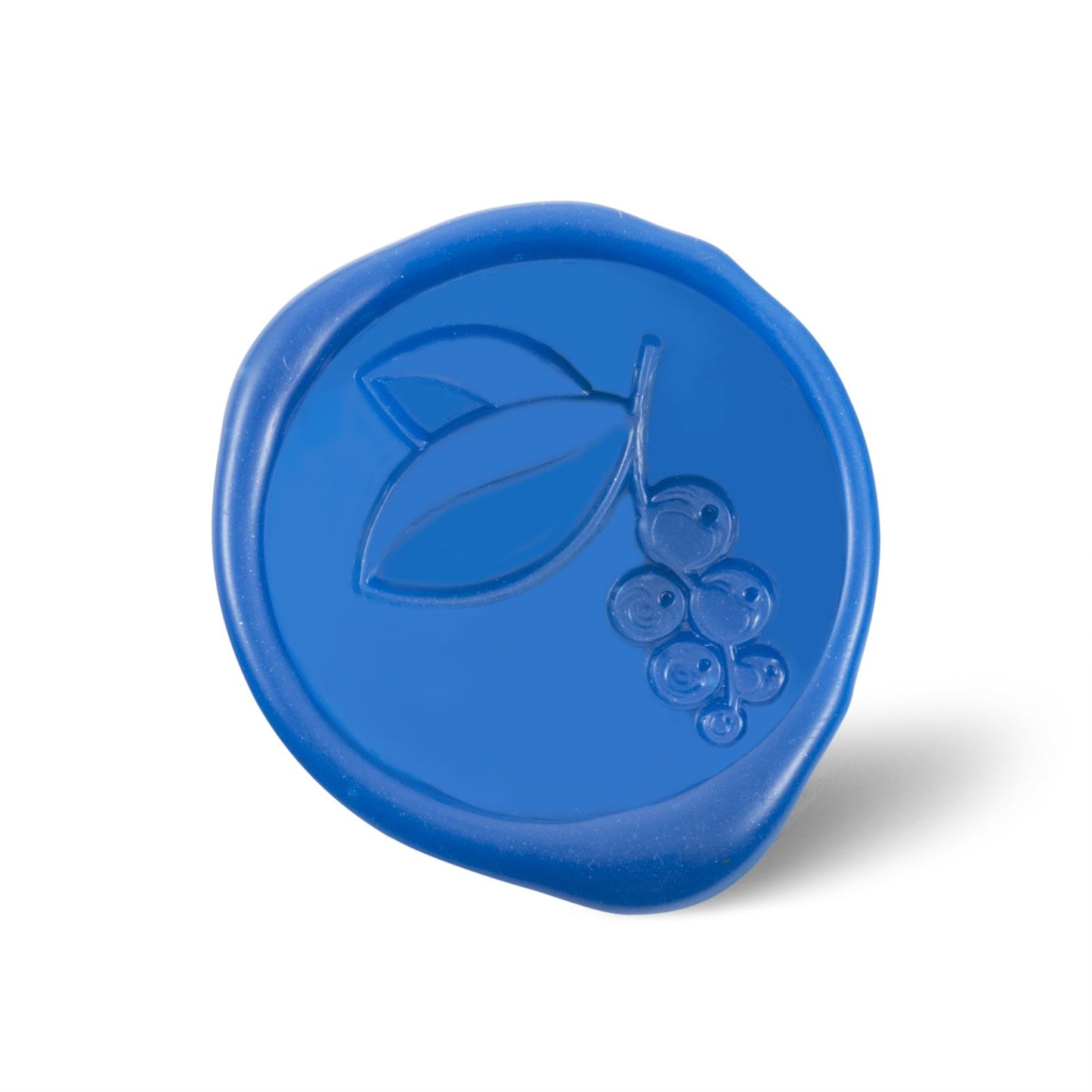 Mceal Wax Seal Stamp,Silver Brass Head with Rosewood Handle, 1.2"(30mm) Dia (Berry)