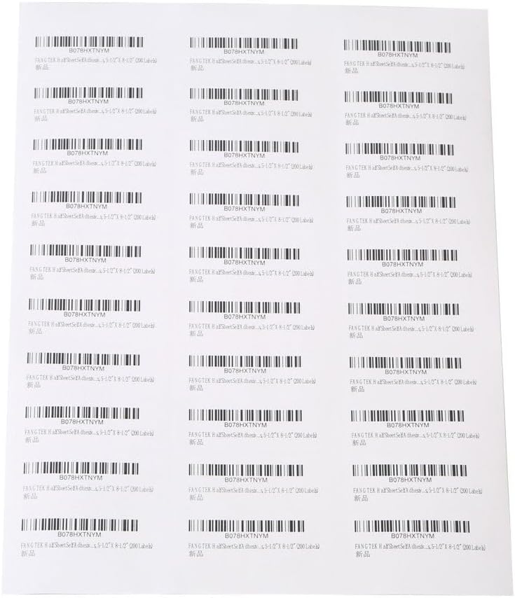 [25 Sheet, 750Labels] Address Labels 750 Sticker Paper for Laser/Ink Jet Printer mailing Labels 8.5"×11" White 30 per Sheet 1" x 2-5/8"