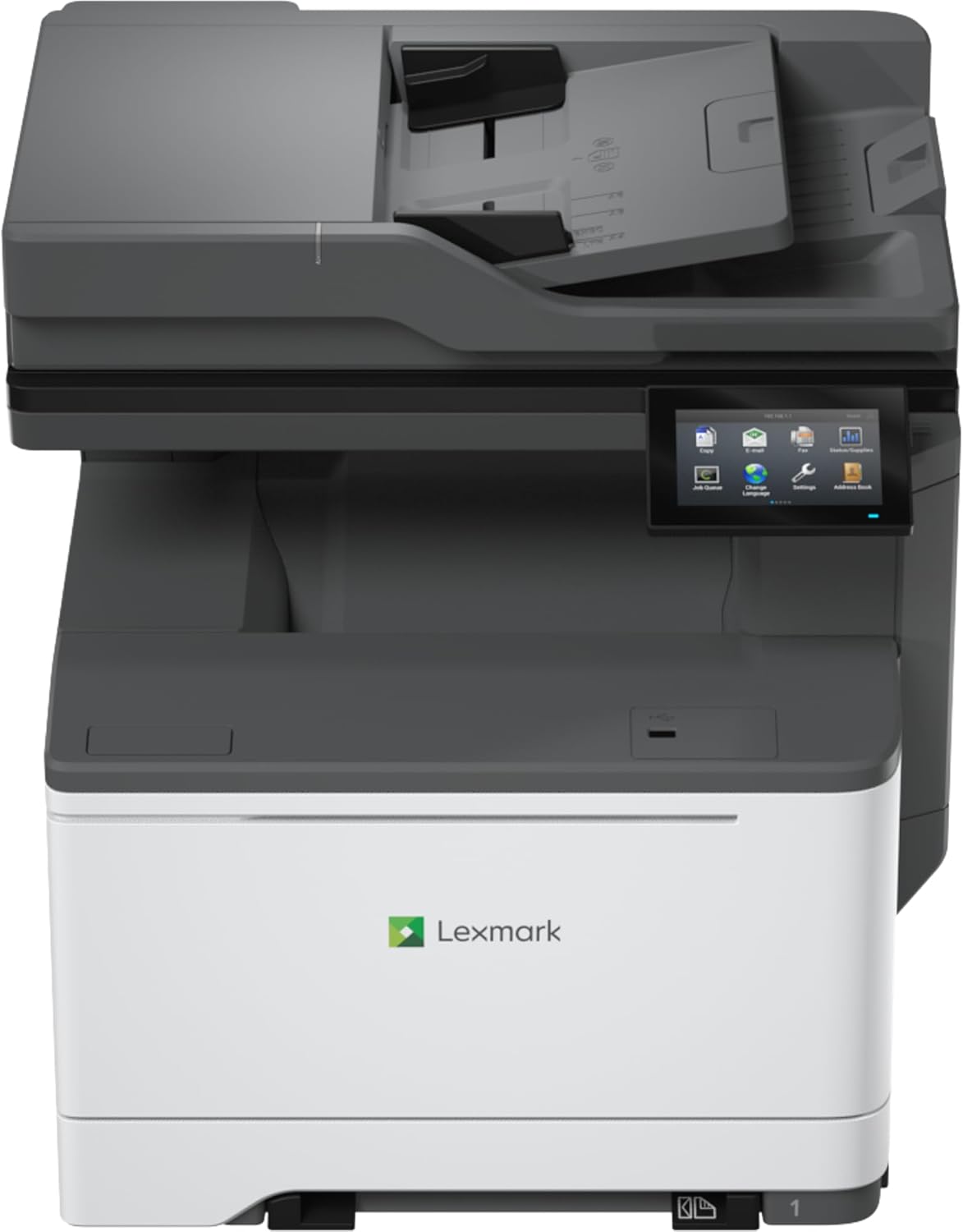 LexmarkCX532adwe MFP Color Laser Printer with Touch Screen, Laser Printer Technology, USB connectivity, and Color Output.(50M7040)