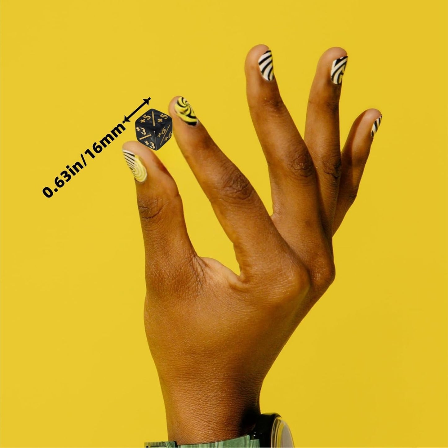 63 PCS MTG Counter Dice Set - AbilityKeyword Counters, -1/+1 Life Counter, Shield Life Counter Dice, Creature Stat Buffs, Marble Colour D6 Cube Dice, for MTG, TCG, Card Games (Includes Black Bag)