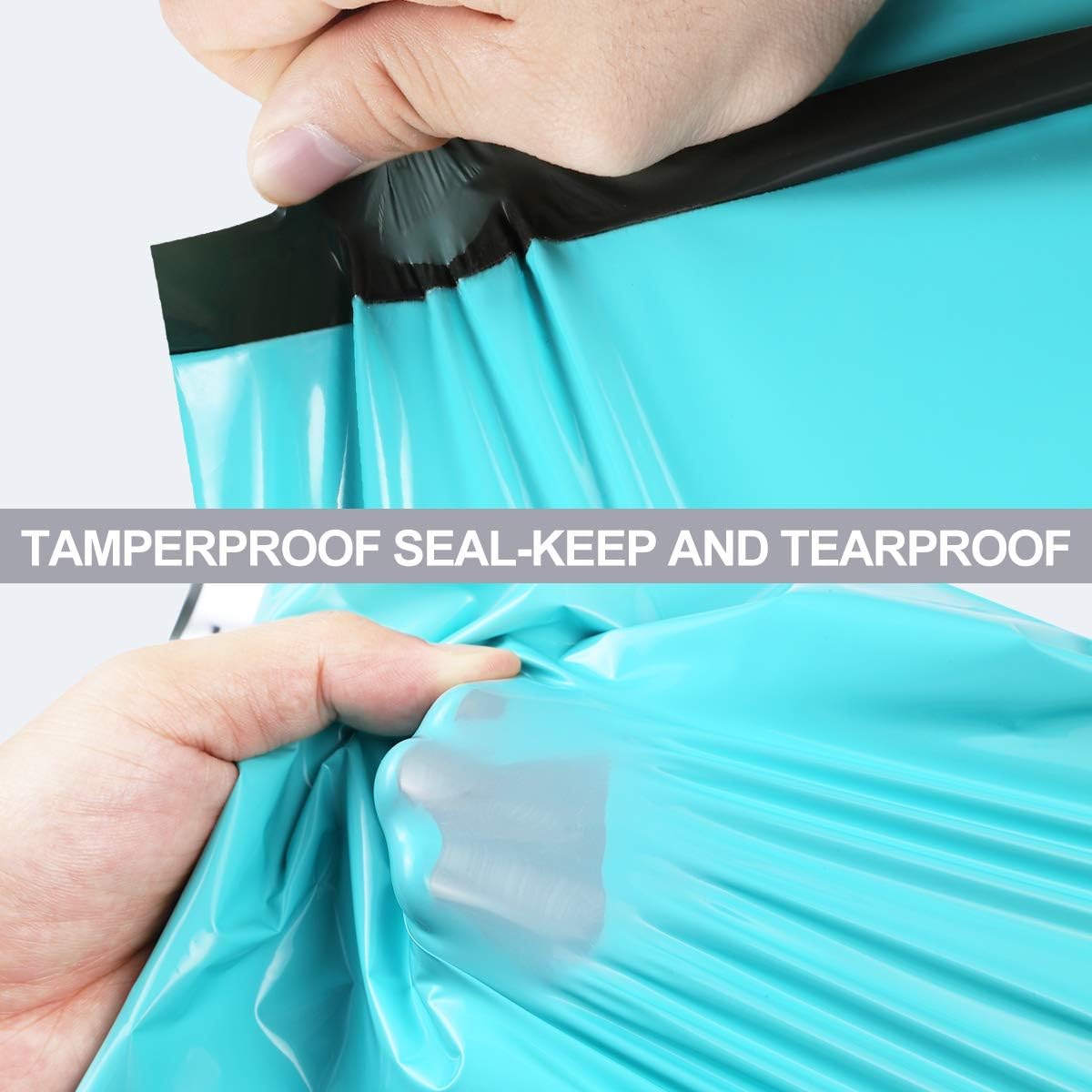 UCGOU Poly Mailers 19x24 Inch Teal 100 Pack Extra Large Shipping Bags Strong Thick Mailing Envelopes Self Seal Adhesive Waterproof and Tear Proof Boutique Postal for Clothing Quilt and More