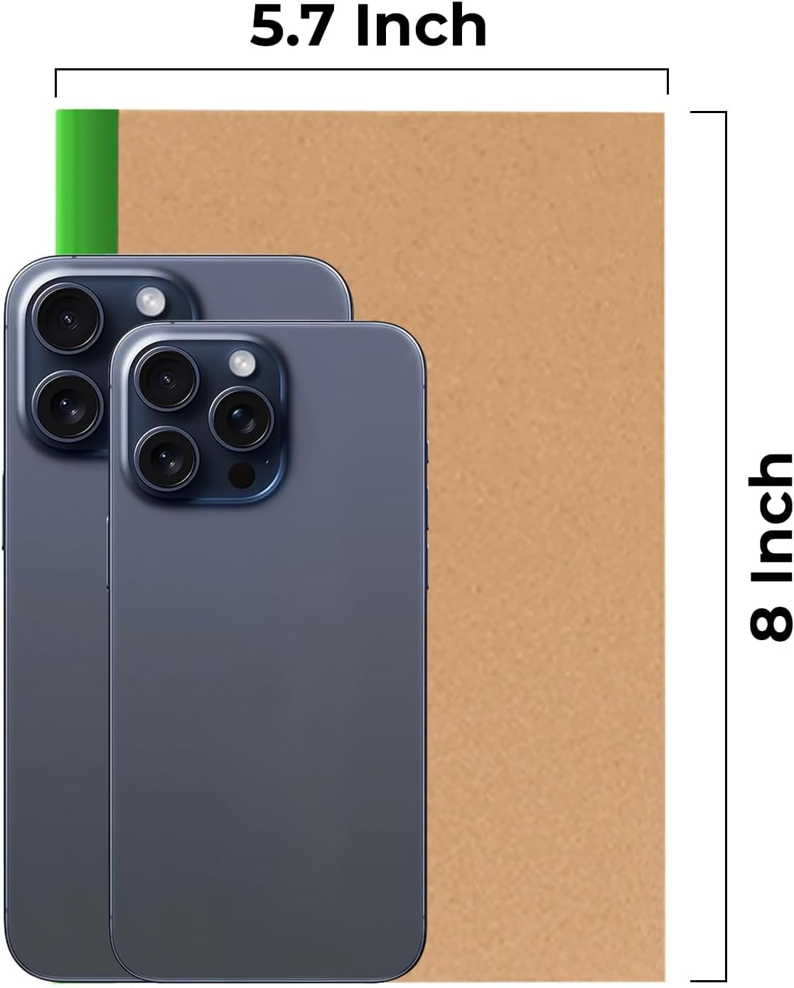 12 Pack Kraft Journals Bulk, 8 x 5.7, Extra Pages - 120 Pages (60 Sheets), Wide Ruled, No Bleed Thick Paper, Small Composition Notebook for School, Lined Kraft Travel Notebook, Rainbow Spines