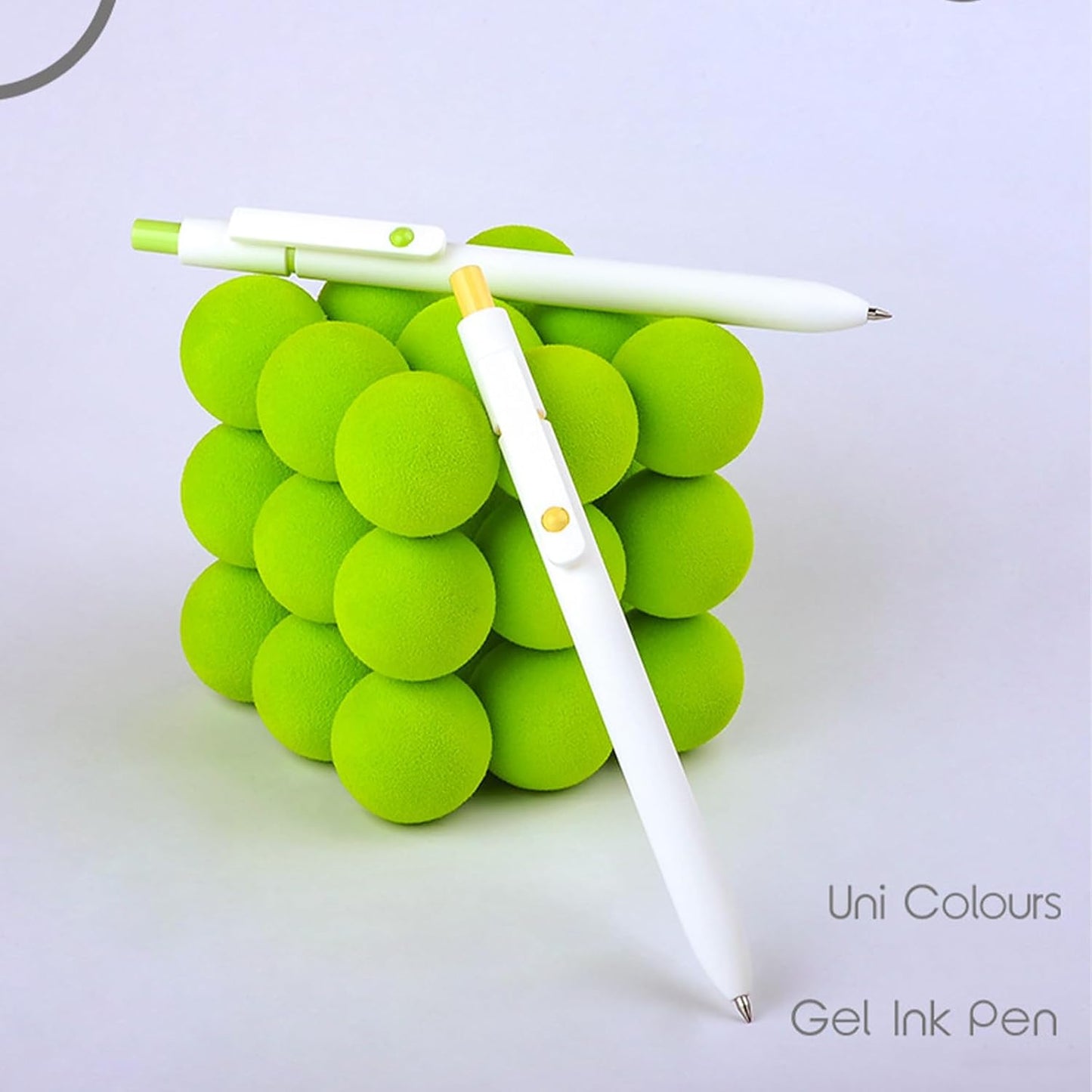 Gel Pens, 5Pcs 0.5mm Fine Point Pens With Smooth Wirting,Quick Dry Aesthetic Pens For Journaling, Ballpoint for Office School Supplies,Gifts for Women Men Student(Ivory White)