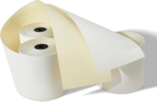3” x 65’ 3-ply Carbonless, 25 Rolls, Compatible with Star SP700 TMU 220 SP200 Series SP300 Series, M119 Series TM-U200 Series TM-U300 Series, and More