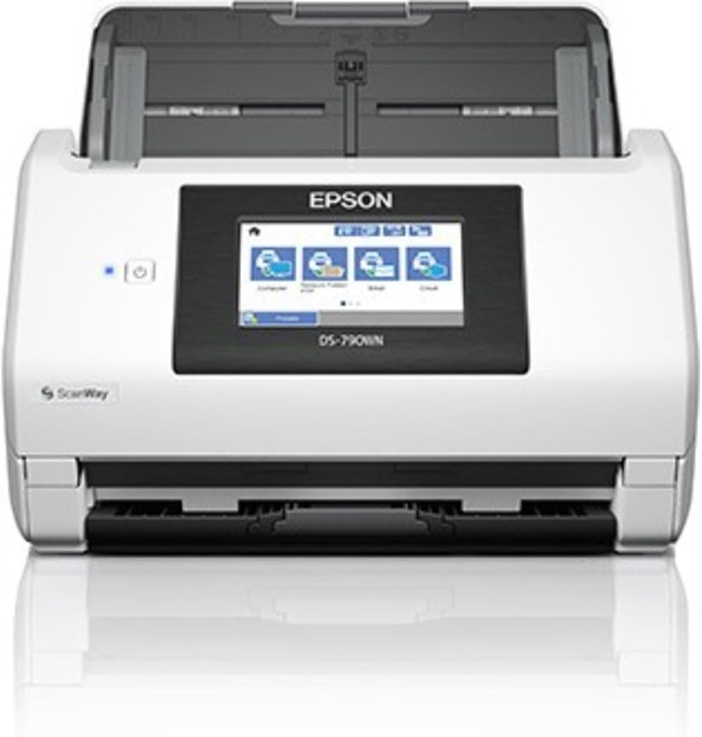 Epson DS-790WN Wireless Network Color Document Scanner for PC and Mac, with Duplex Scanning, PC-Free Scanning, 100-page Auto Document Feeder (ADF) and 4.3" Color LCD Touchscreen