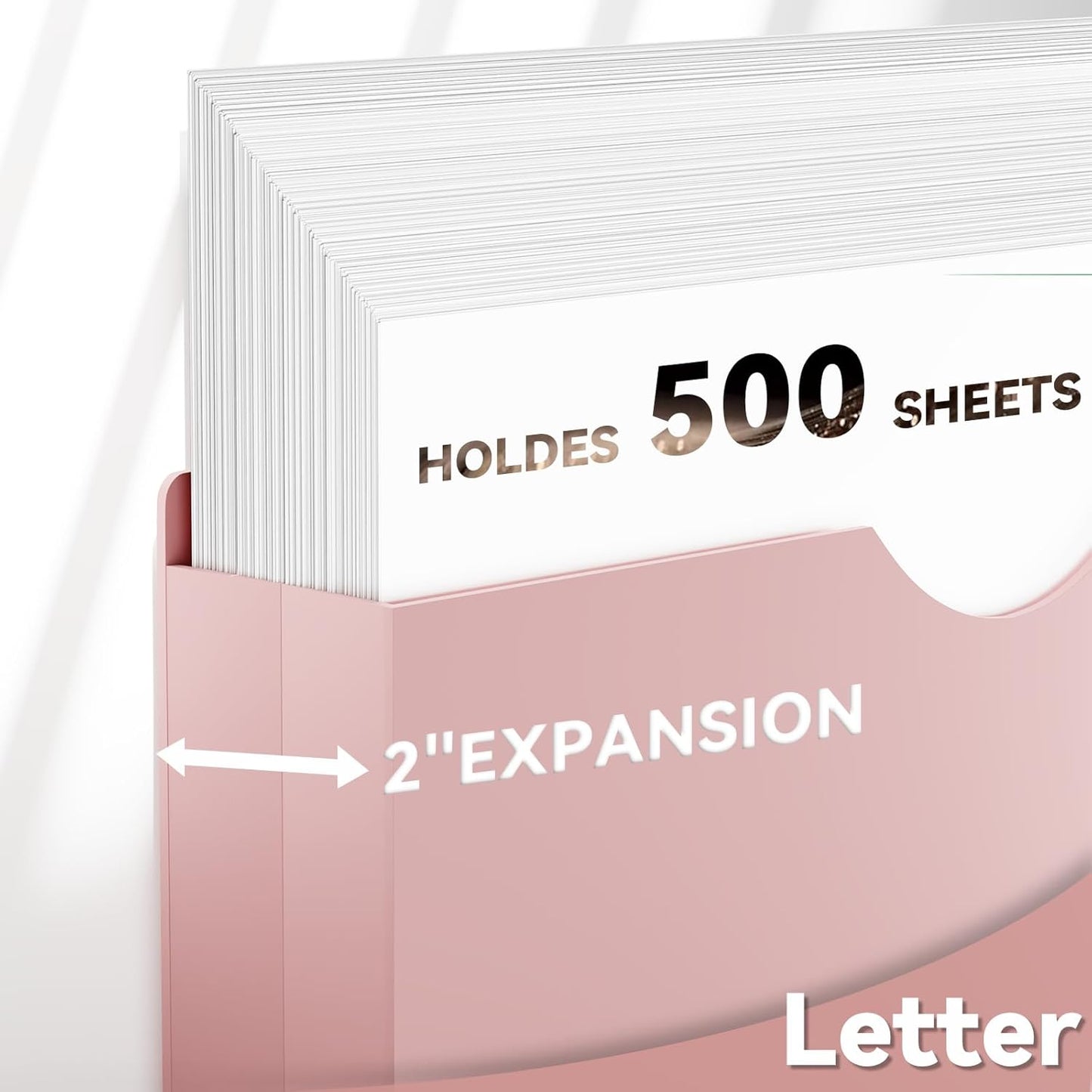 Plastic File Jackets Letter Size,Upgrade Color,12 Pack Manilla Pocket Folders,2 Inch Expanding File Folde for Documents,Heavy Duty Expansion Pocket Files with Straight Cut Tabs,Morandi Color