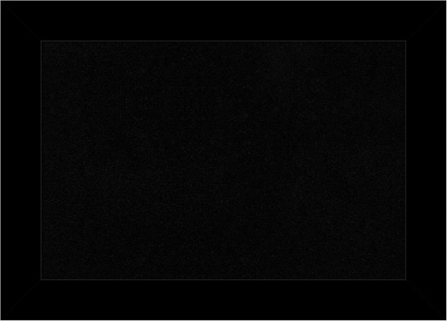 Amanti Art Black Cork Board for Wall, 15x21 Vision Board with Black Wood Frame, Small Corkboard Office Decor for Home Organization, Modern Corkboard Pinboard to Display Items for Home Organization in