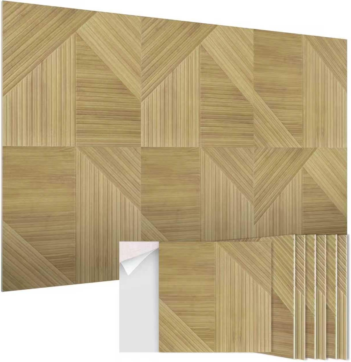 Large Acoustic Panels 6 Pack,Soundproof Wall Panels 23.6 x 23.6 Inches,Decorative Sound Panels,Self-Adhesive Acoustic Wall Panels for Home Studio Office, Harmony Geometric