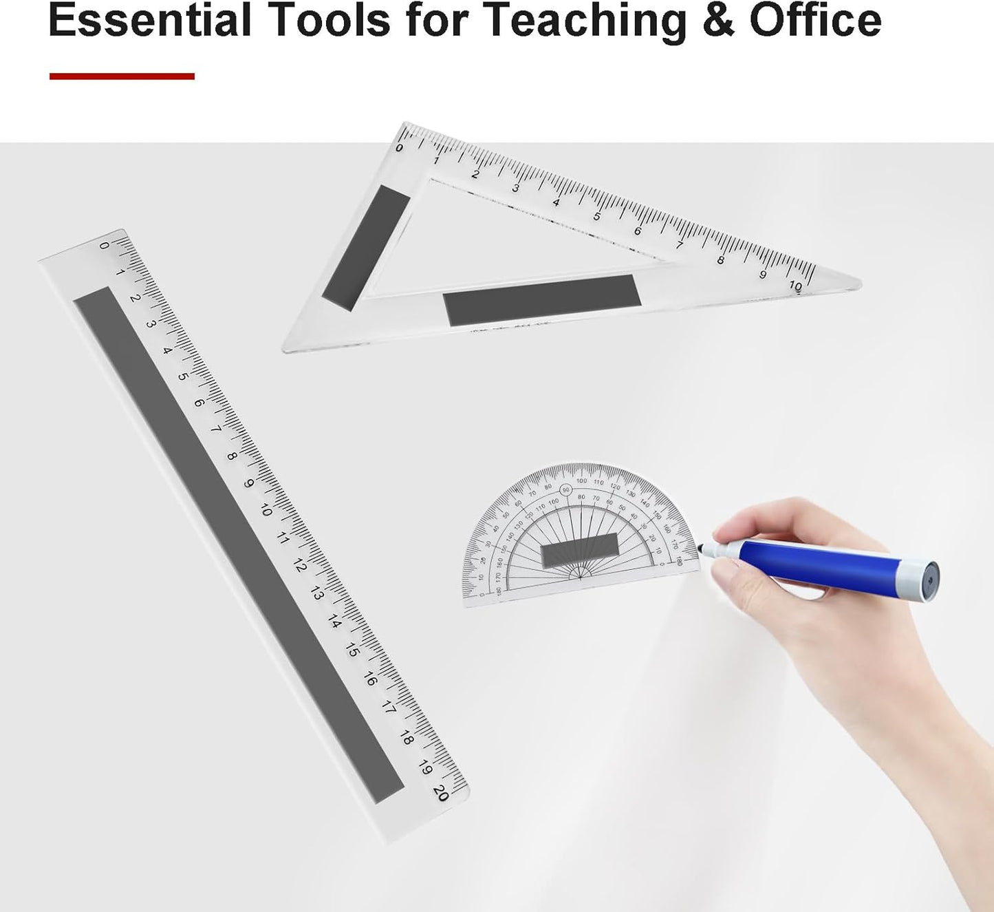 Magnetic Tape - 16 ft x 1 inch Magnet Strip Tape Roll with Strong Adhesive Backing,Magnetic Strip for Kitchen, Office, School Organization, Whiteboards,Fridge(0.07" Thick)