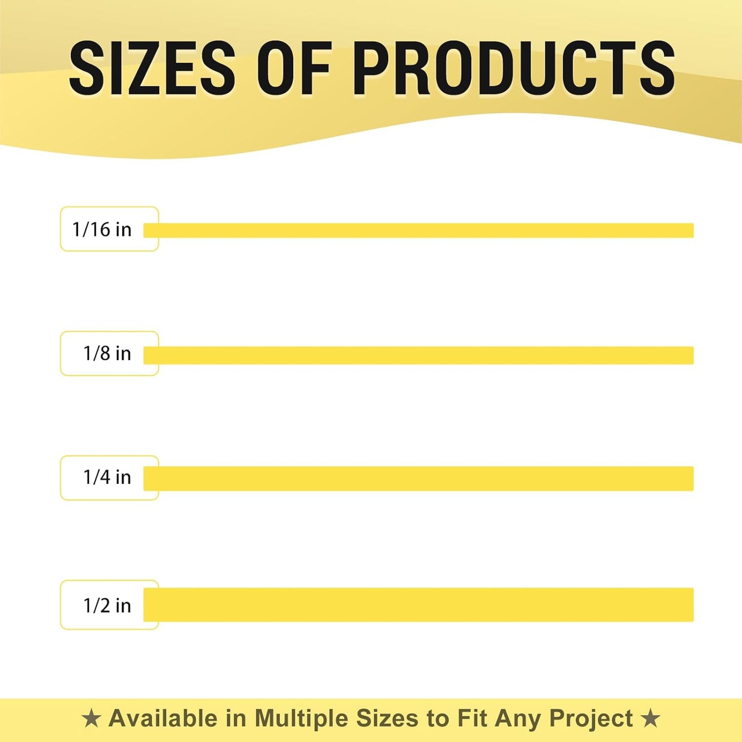 YONGJIN Multi-Size Pinstripe Tape, Fine Line Masking Tape Set for Automotive, DIY, Paint, Art (1/16", 1/8", 1/4", 1/2")