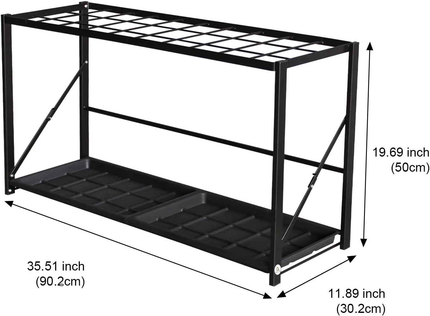 Folding Umbrella Storage Stand Rack Holder Organizer Free Standing Industrial Umbrella Rack for Entryway Home Commercial Office Hotel Entry Hallway Patio Décor with Removable Drip Tray