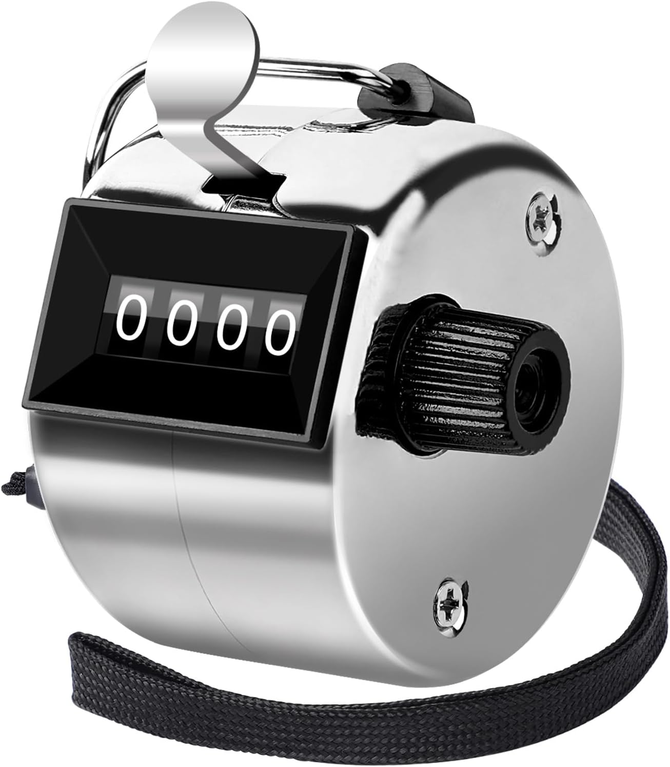 FEBSNOW Handheld Tally Counter Clicker 4 Digital Number Click Counter for School Event Golf Sports Office Stadium