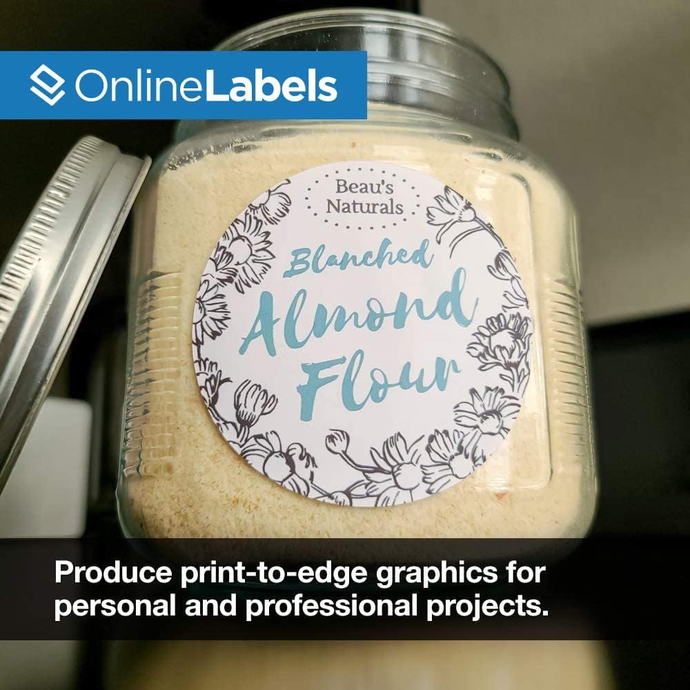 3 Inch Round Labels - Pack of 150 Circle Stickers, 25 Sheets - Inkjet or Laser Printer - Online Labels