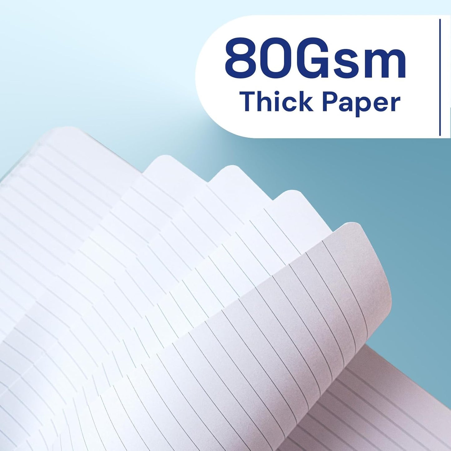 A4 Lined Journal Notebook, 8mm Ruled Notepad, Journaling for Writing, Work, School, Travel and Note Taking, Hardcover 160 Pages (80 Sheets) 8.27 x 11.6 inches (Midnight Green)